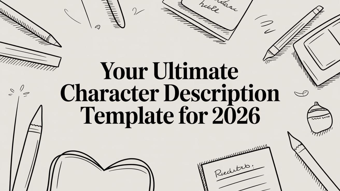 Your Ultimate Character Description Template for 2026