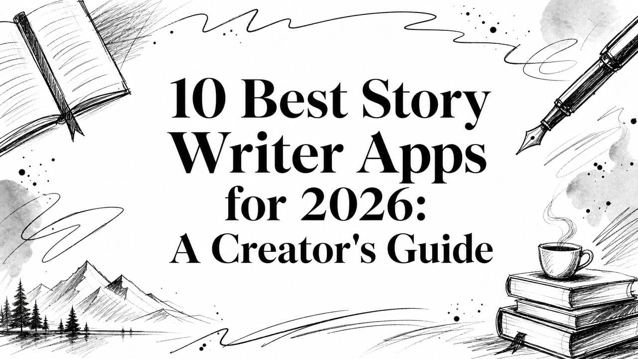 10 Best Story Writer Apps for 2026: A Creator's Guide