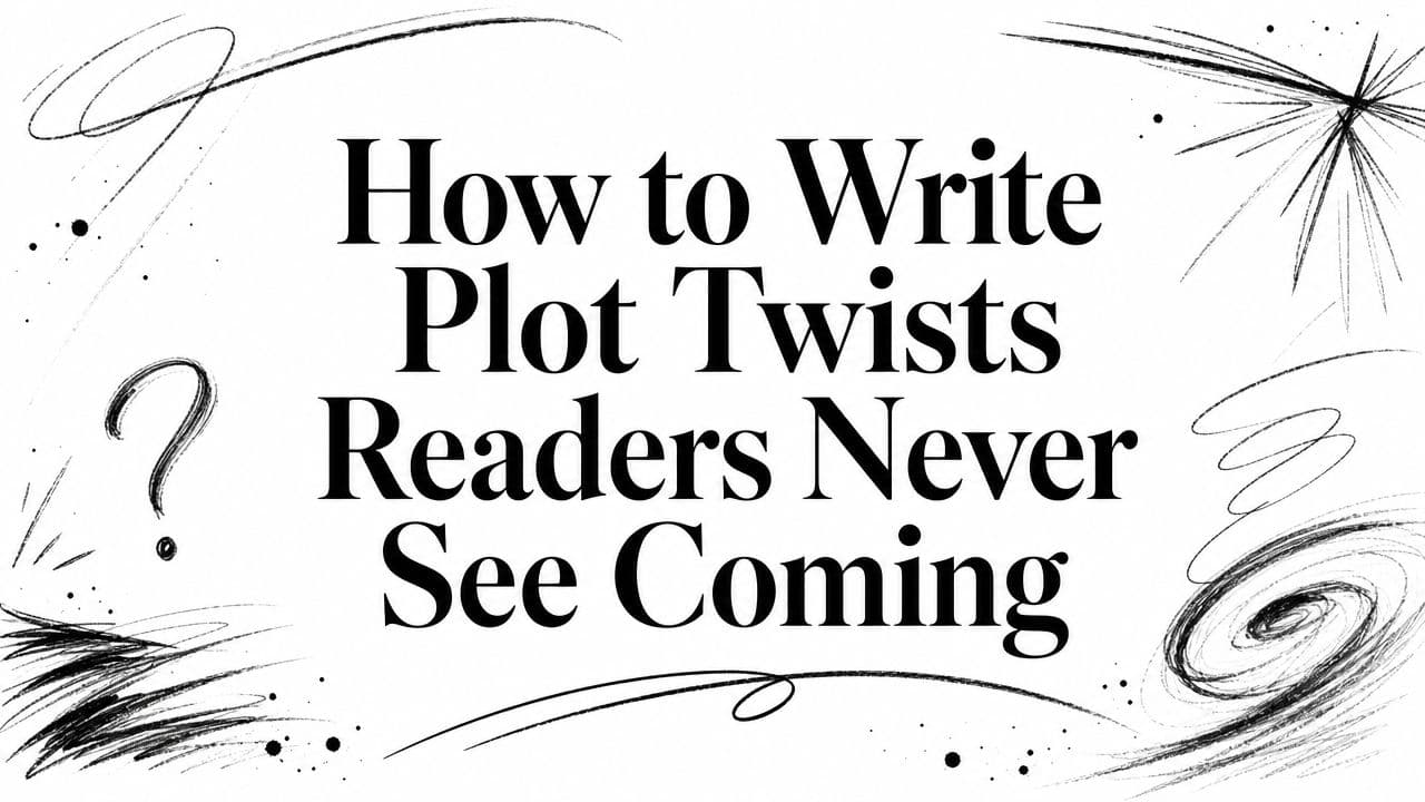 How to Write Plot Twists Readers Never See Coming
