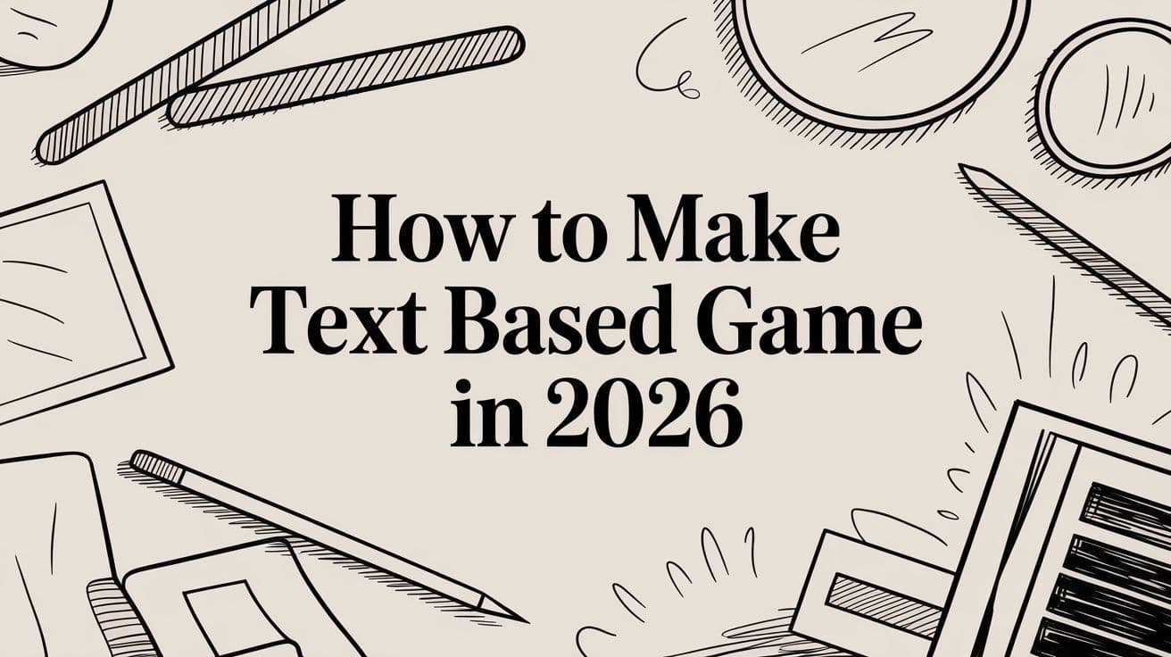 How to Make a Text-Based Game in 2026