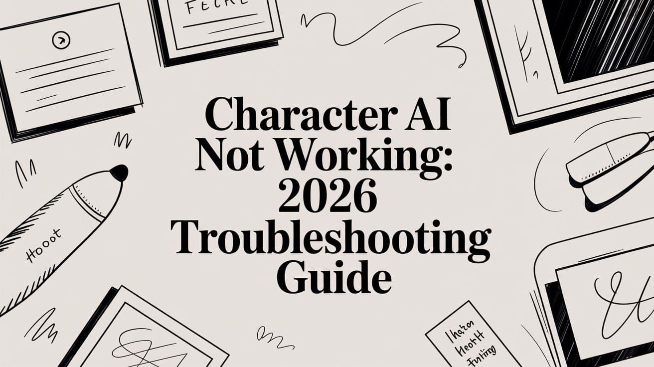 Character AI Not Working: 2026 Troubleshooting Guide