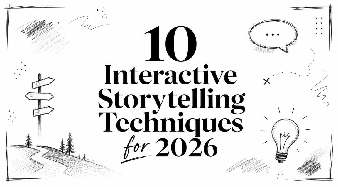 10 Interactive Storytelling Techniques for 2026