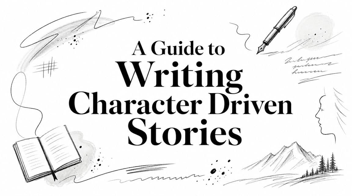 A Guide to Writing Character-Driven Stories