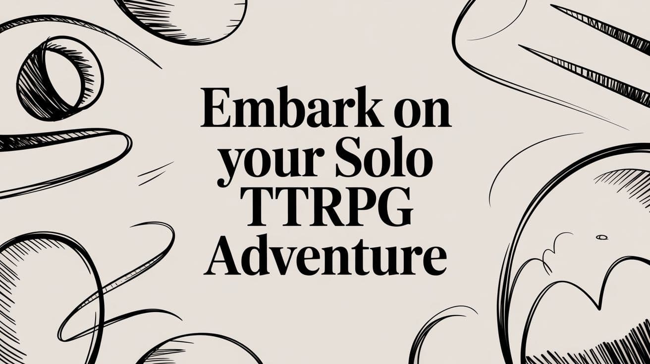 Embark on Your Solo TTRPG Adventure