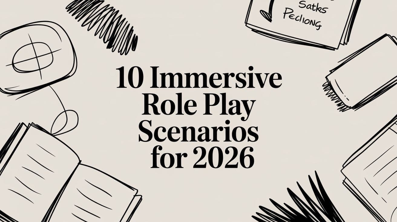 10 Immersive Role Play Scenarios for 2026