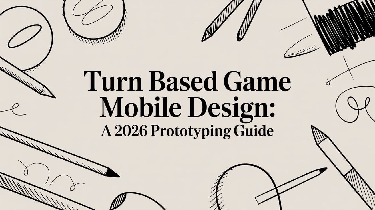 Turn Based Game Mobile Design: A 2026 Prototyping Guide