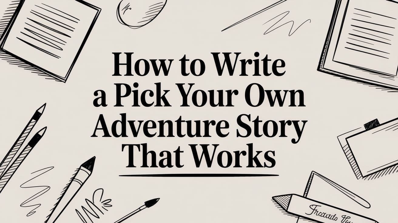 How to Write a Pick Your Own Adventure Story That Works