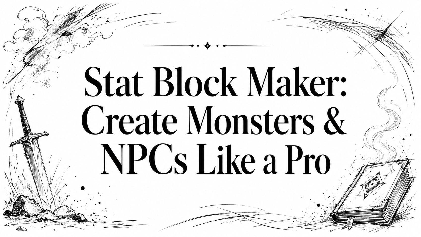 Stat Block Maker: Create Monsters & NPCs Like a Pro