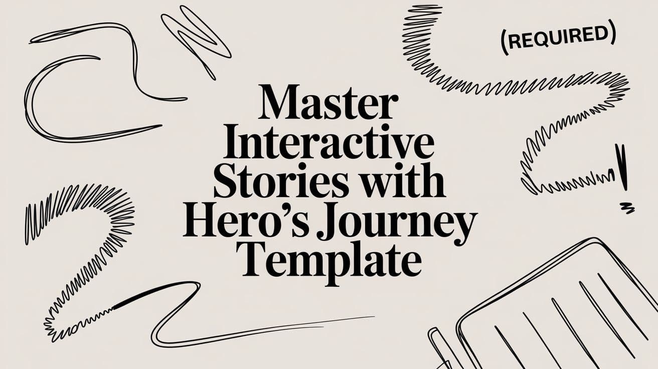 Master Interactive Stories with Hero's Journey Template