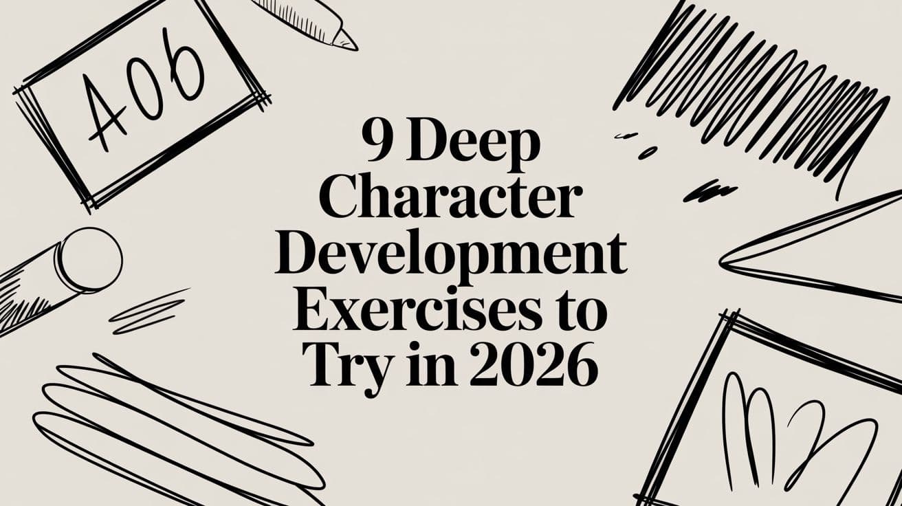 9 Deep Character Development Exercises to Try in 2026