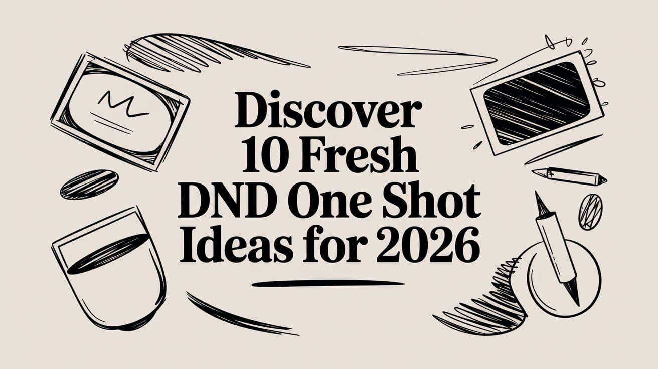 Discover 10 Fresh dnd one shot ideas for 2026