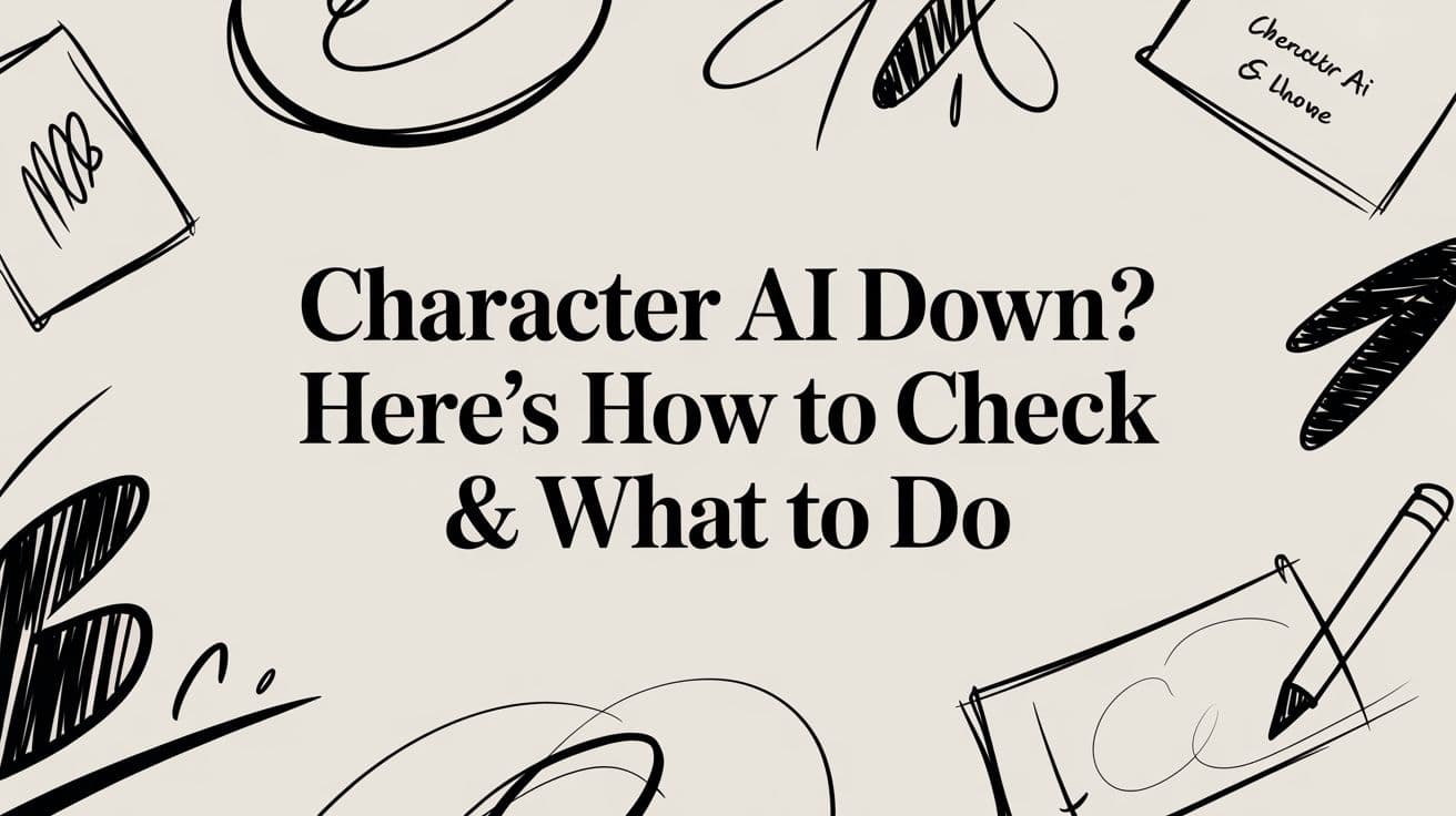 Character AI Down? Here’s How to Check & What to Do
