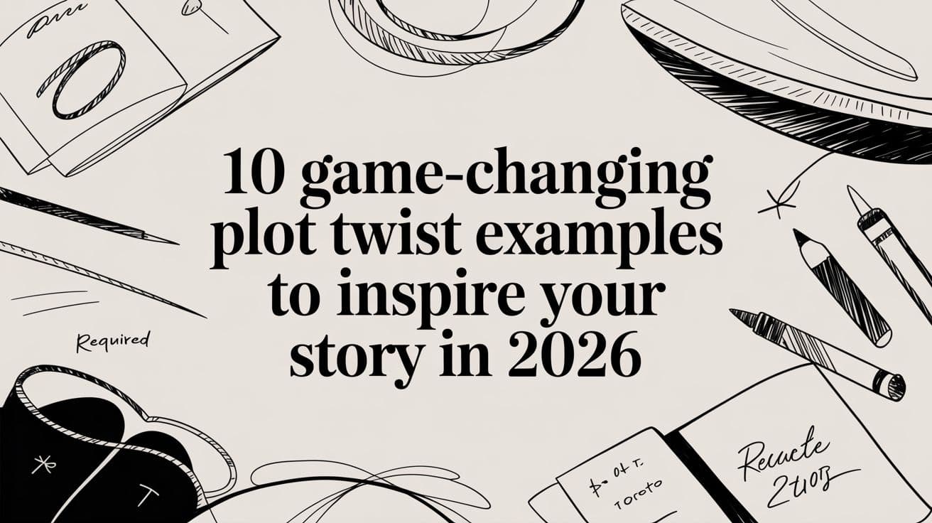 10 Game-Changing Plot Twist Examples to Inspire Your Story in 2026