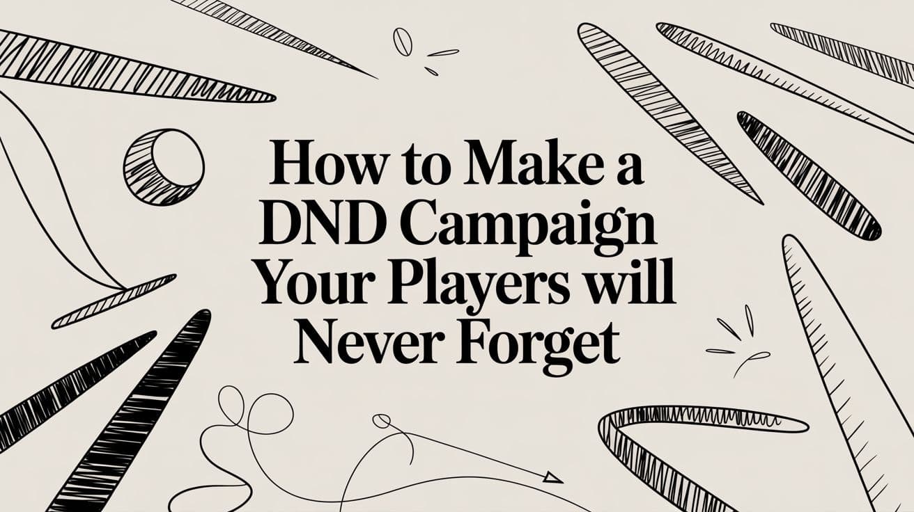 How to Make a DnD Campaign Your Players Will Never Forget