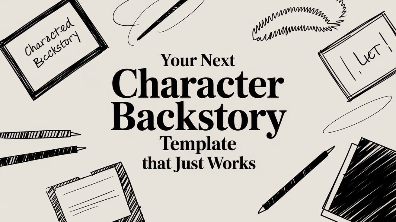 Your Next Character Backstory Template That Just Works